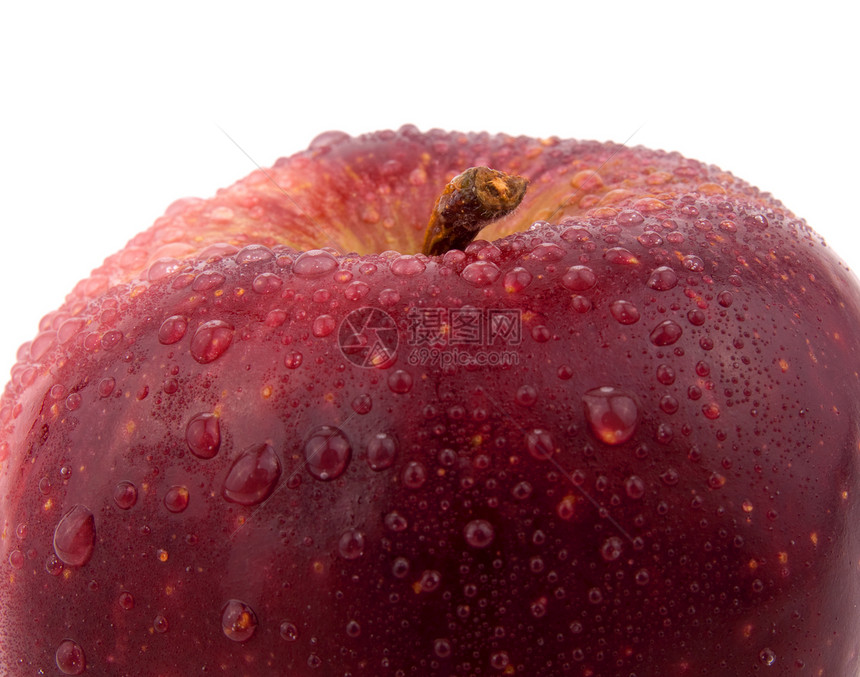 美味的红苹果红色食物水果图片