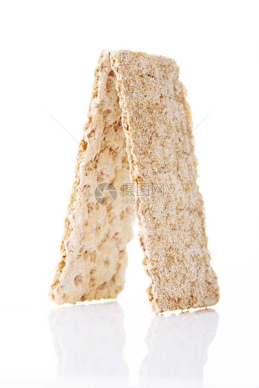 健康的黑麦饼干面包种子营养小吃面粉粮食饼干产品小麦面包纤维图片