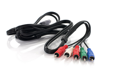 带电缆连接器的电缆背景图片