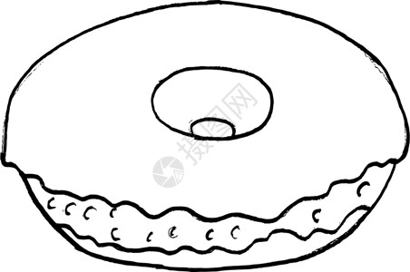 油炸圈饼甜甜圈甜点早餐小吃圆形巧克力桌子糕点宏观面包背景图片
