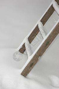 阶梯木头花园季节梯子工具背景图片