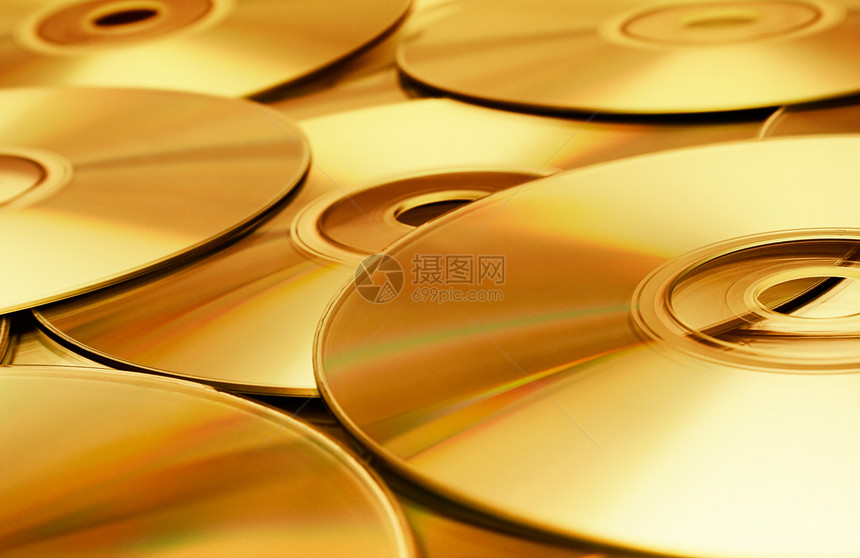 金盘空白光学电脑档案软件备份袖珍贮存数据金子图片