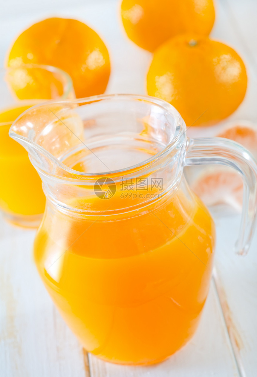 菠萝汁投手果汁饮料早餐热带厨房茶点水果橙子饮食图片