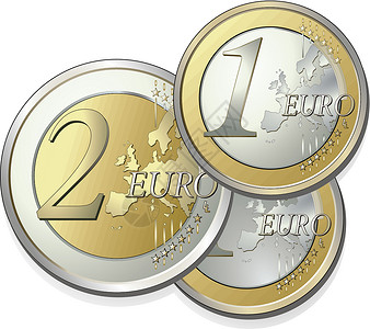 欧元硬硬币购物者销售购物优惠券零售顾客支付商业交易背景图片