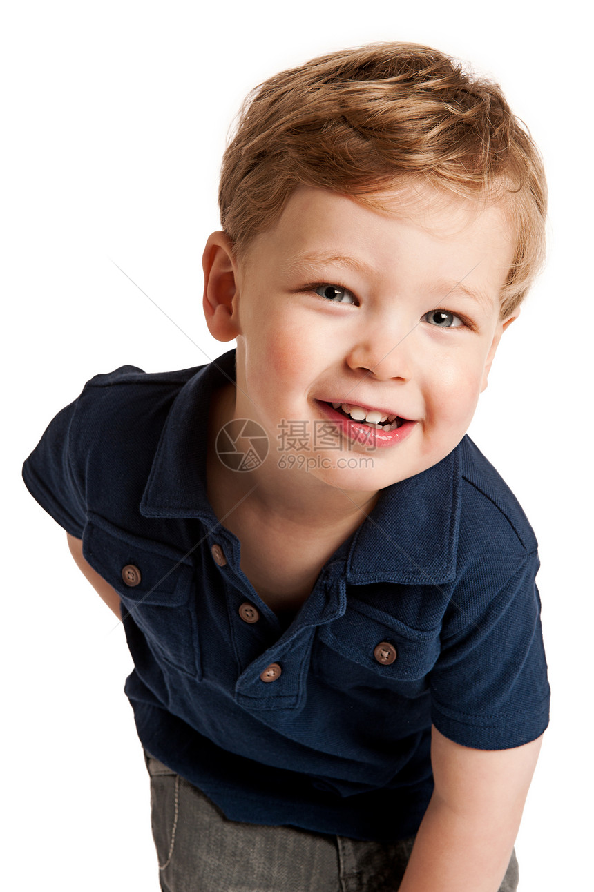 可爱男孩微笑喜悦儿子男性儿童童年孩子牛仔布孙子幸福青年图片