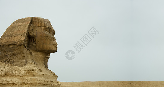 古代废墟 埃及吉萨大斯芬克斯背景图片