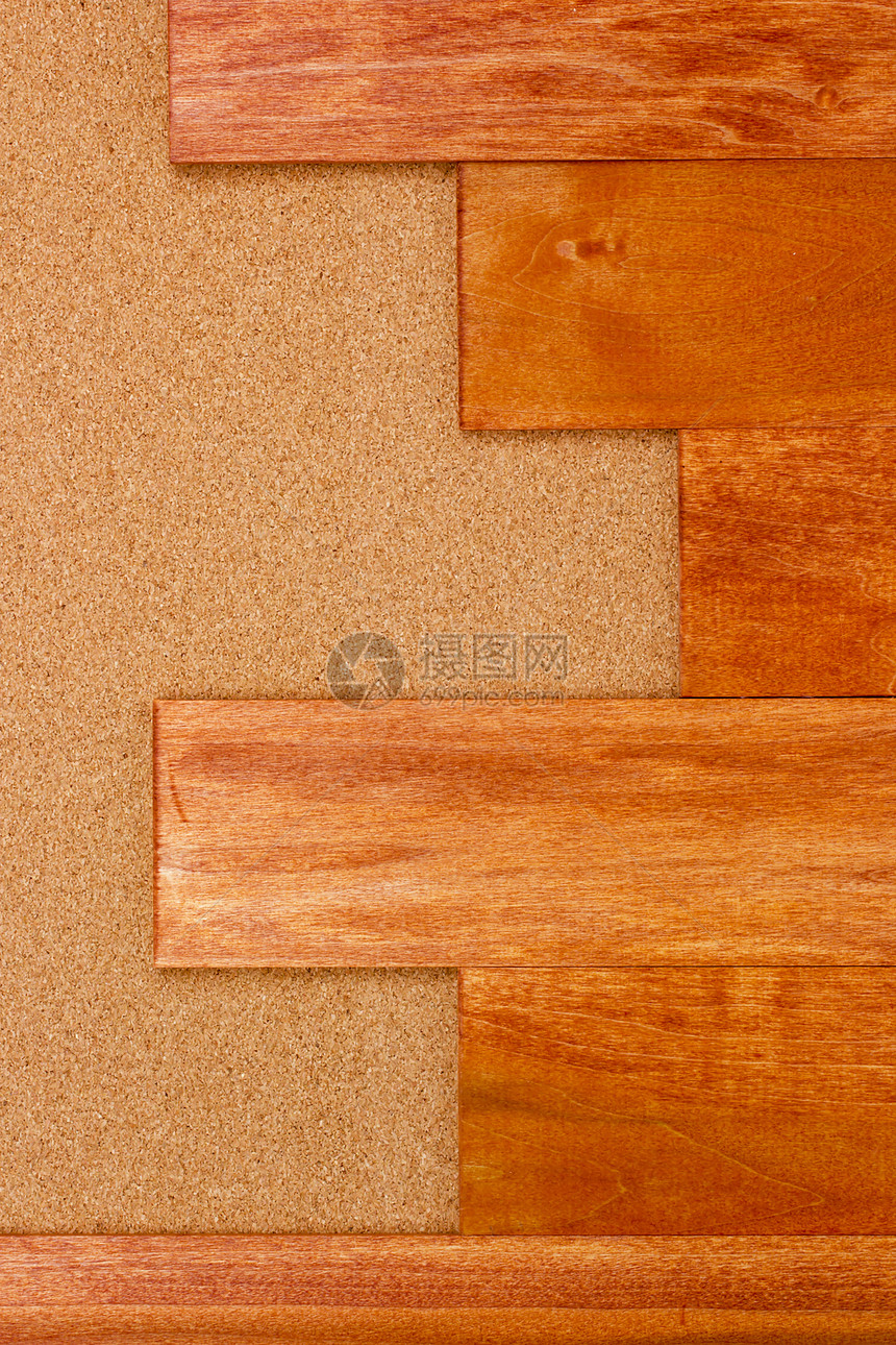 A 工业背景棕色公告木头木板图片