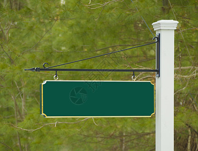 路标牌入口房屋空白方向标志路标背景图片