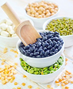 不同豆类蔬菜黄豆食物营养脱水彩色种子脉冲照片纤维高清图片