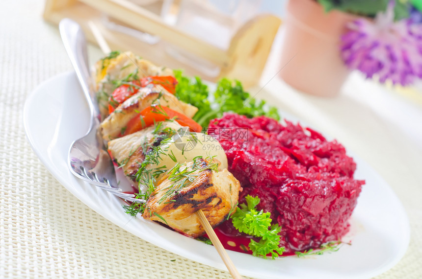 烧烤迷迭香沙爹食物蔬菜盘子服务商胡椒派对餐饮栗色图片