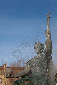 古迹波尔多法国建筑雕塑建筑学晴天资产阶级旅游纪念碑喷泉旅行数字背景图片