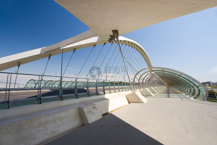 第三千年桥 西班牙阿拉贡萨拉戈萨建筑旅游旅行晴天城市博览会图片