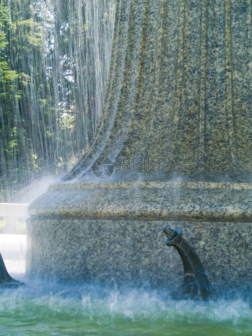 无标题风格公园飞溅石头液体流动城市奢华喷泉水泥图片