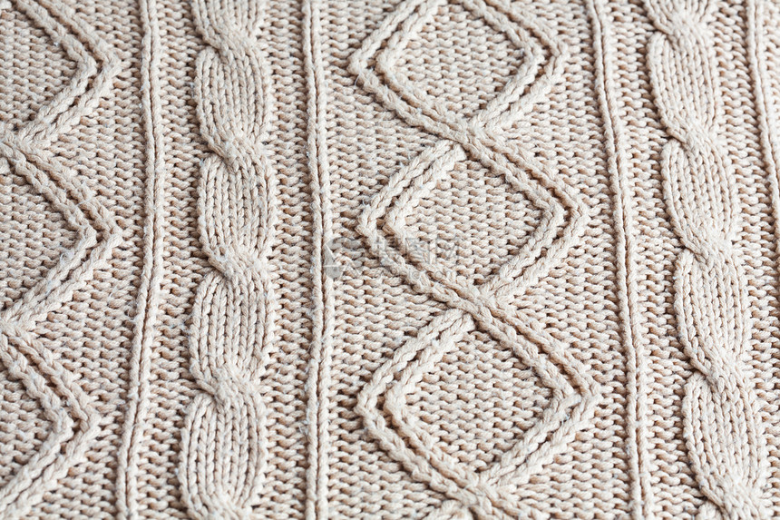 织布作为背景夹克制造业装饰纤维羊毛围巾材料手工针织品编织图片