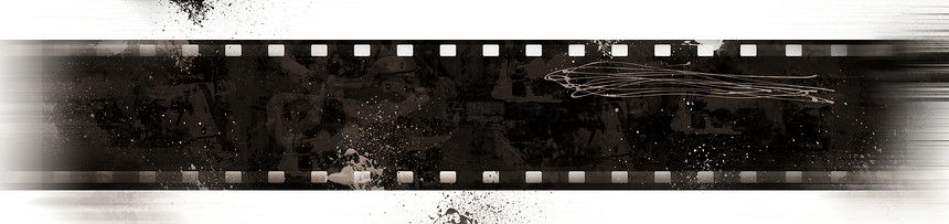 具有运动效果的 Grunge 电影框架图片