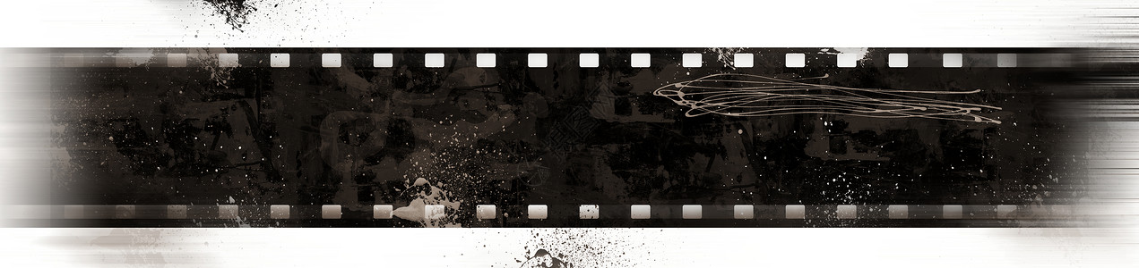 具有运动效果的 Grunge 电影框架背景图片
