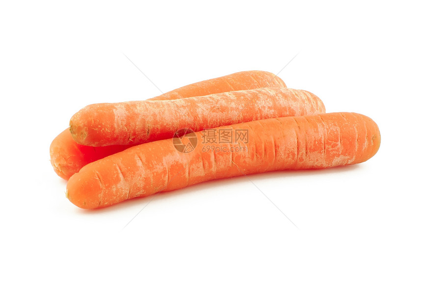 三个新鲜胡萝卜维生素营养橙子小吃蔬菜食物健康饮食杂货店青菜饮食图片