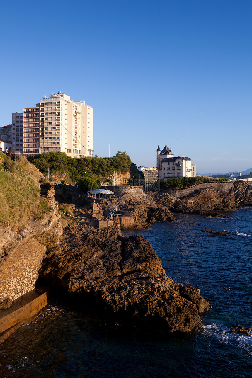 阿基坦 法国村庄旅游建筑旅行建筑学海洋城市岩石晴天图片