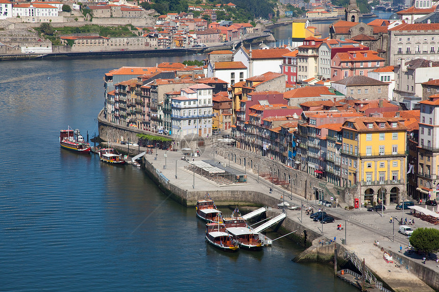 葡萄牙波尔多观点晴天城市旅行历史性旅游历史酒厂船舶全景酒窖图片