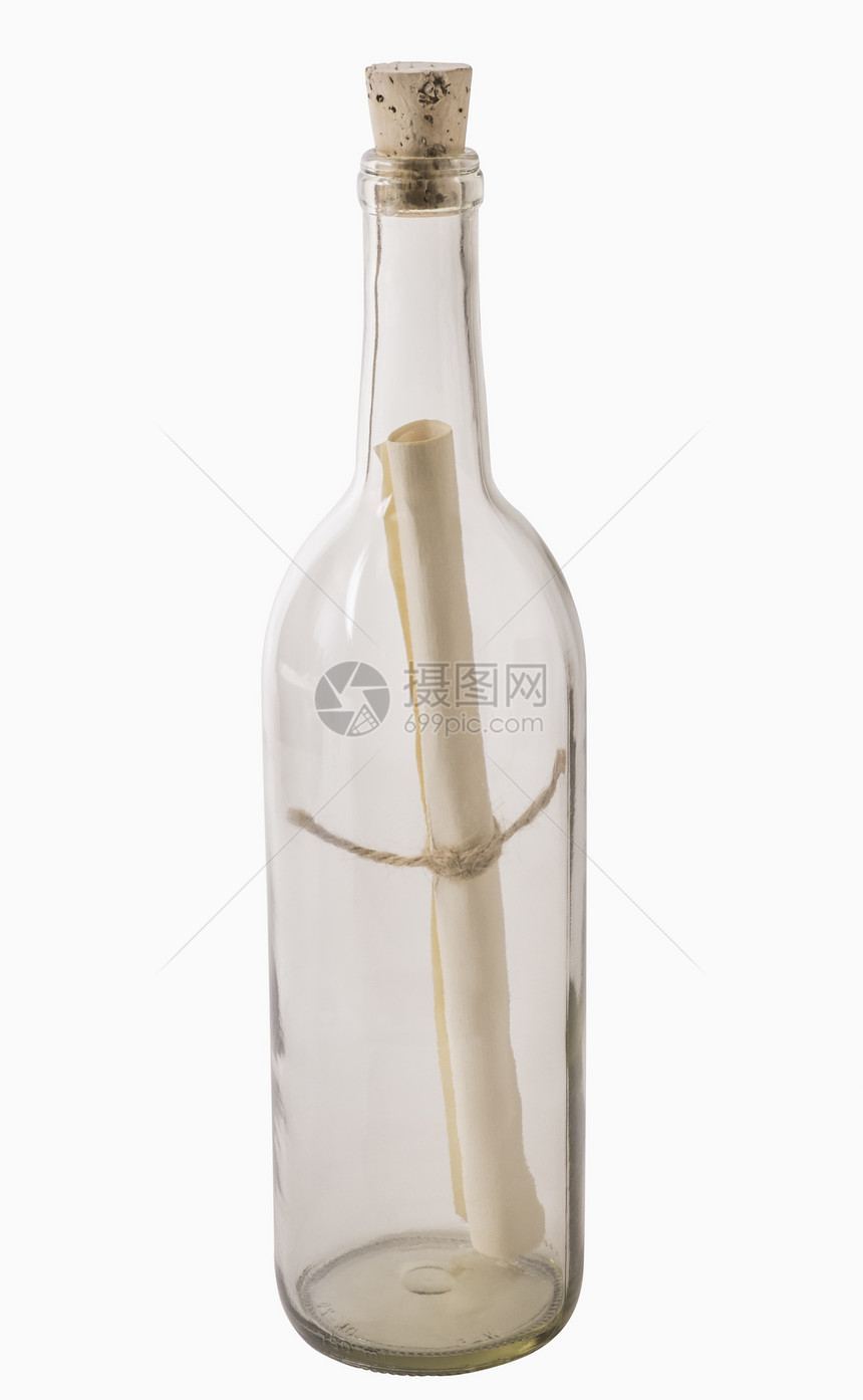 瓶中注释白色笔记软木图片