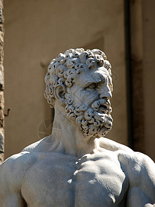佛罗伦萨雕塑海克力士和卡库斯雕像核心广场领主大力士高清图片