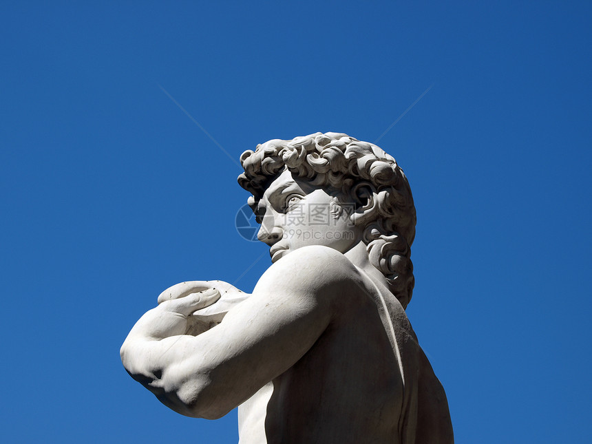 佛罗伦萨大卫的雕像 米开朗基洛身体雕塑男性大理石男人艺术图片