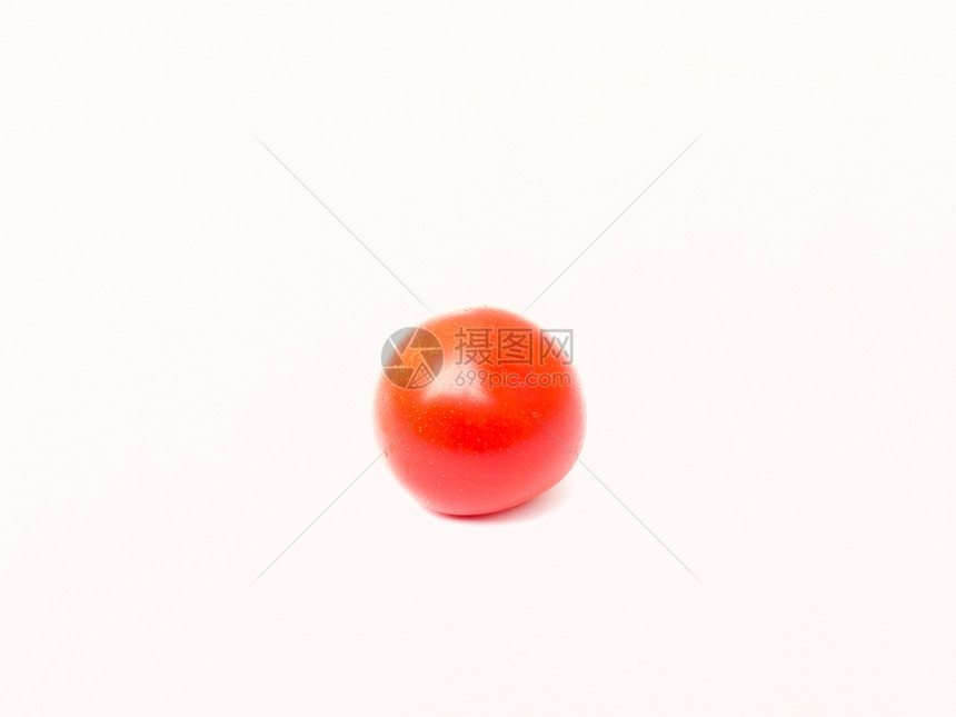 白背景孤立的樱桃番茄饮食蔬菜小吃宏观美食圆形红色食物营养植物图片