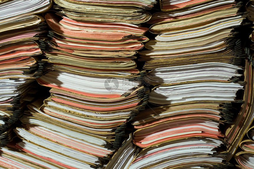 文件和文件堆放商业官僚行政文书数据活页夹办公室工作组织归档图片