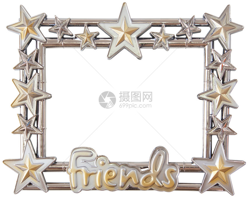 星银形朋友装饰品椭圆形艺术星星摄影框架照片绘画风格图片