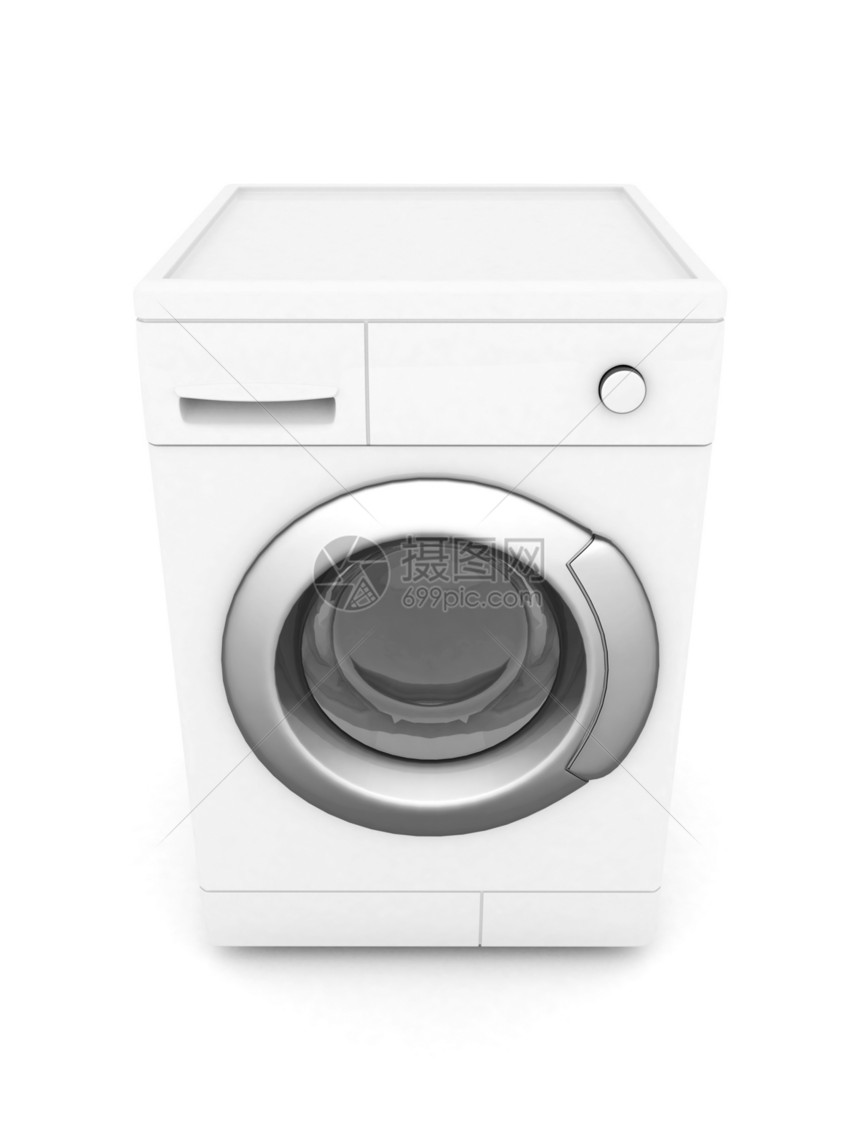洗涤机机家务纺纱垫圈家庭技术工作洗衣机机器白色洗衣店图片