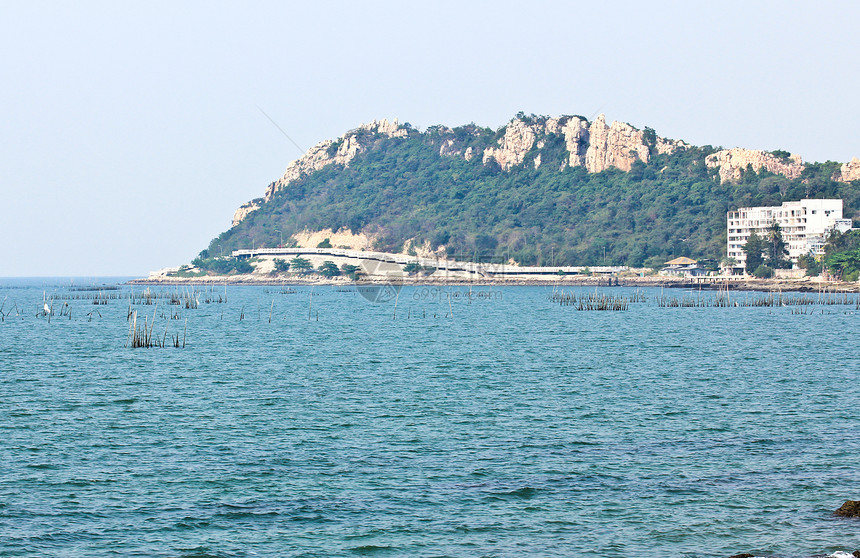 山景 泰国春布里以东假期爬坡地标海岸天空旅行绿色旅游树木风景图片