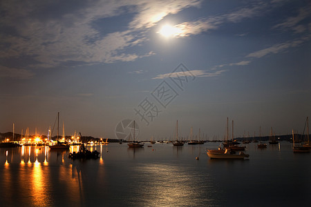 月光码头马萨诸塞州英国高清图片