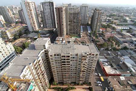 共同市场智利圣地亚哥的天线摩天大楼房子市场玻璃风景办公室地平线拉丁都市天际背景