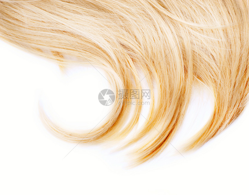 健康金色头发 白色被孤立洗发水造型奢华淡黄色女性染色女士沙龙金发女郎金发图片