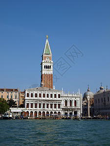 威尼斯天空全景景观游客旅游假期大教堂晴天建筑旅行背景图片