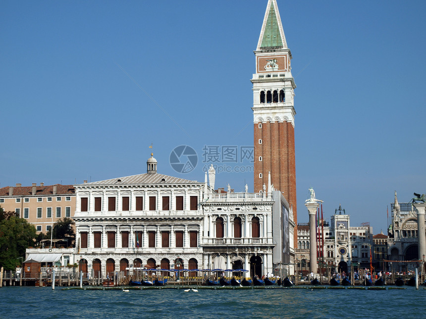 威尼斯旅行旅游游客广场天空晴天景观城市大教堂假期图片