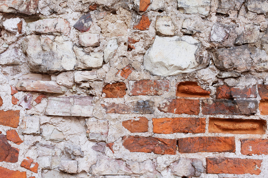 红砖碎裂的墙壁水泥砖墙建筑材料黏土历史石膏建筑学石墙房子图片