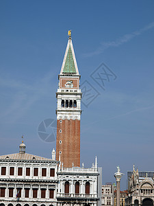 威尼斯圣马克塔背景图片