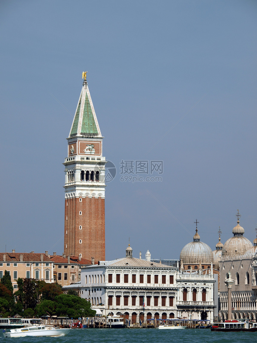 威尼斯宫殿狮子观光旅游广场全景圆顶景观建筑嵌合体图片