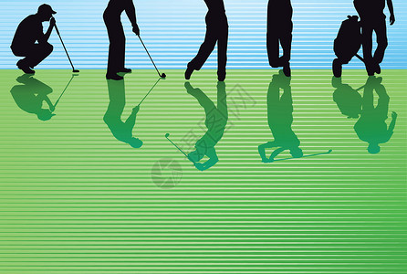绿色高高尔夫背景图片