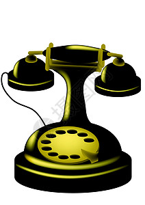 古董电话通讯技术乡愁棕色复古旋转风格拨号历史背景图片