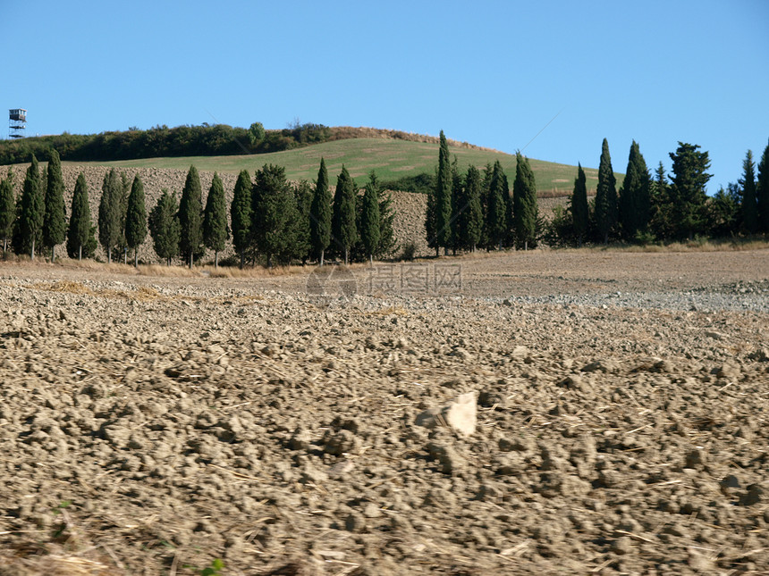 托斯卡纳 圣吉米尼那诺周围的风景村庄叶子生长环境农田山坡场地文化季节农场图片