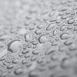 水滴圆形活力亮度宏观框架水性金属气泡波纹反射背景图片