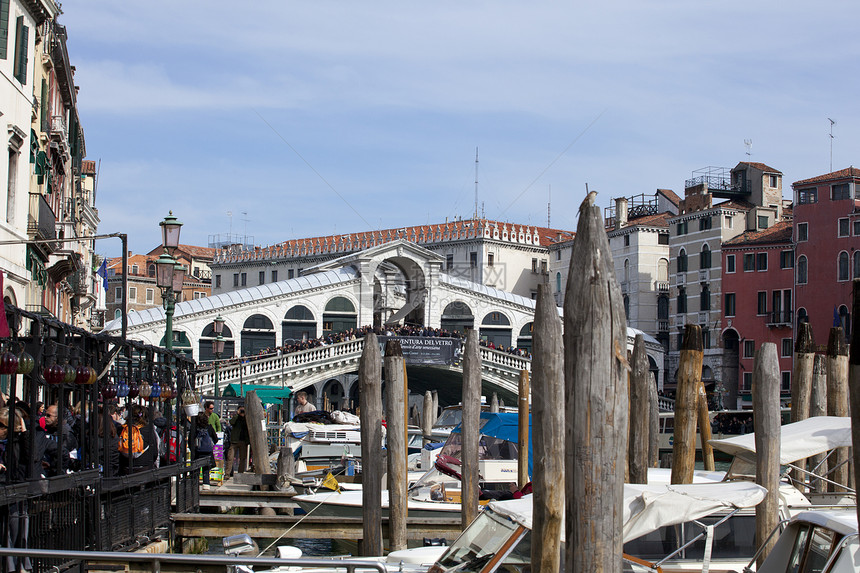 Rialto桥 威尼斯石头建筑学旅行缆车水路蜜月运河假期旅游图片