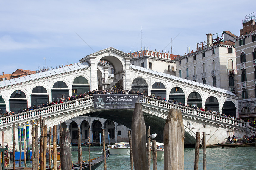 Rialto桥 威尼斯水路建筑学石头运河旅游假期缆车蜜月旅行图片