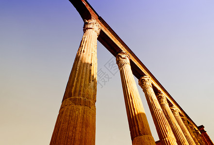 圣洛伦佐的柱子欧洲意大利高清图片