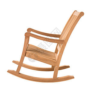 木制摇椅家具摇杆扶手软垫柳条配件祖父木头手工业椅子背景图片