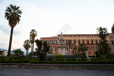 诺曼统治巴勒莫皇宫西西里地方议会高清图片
