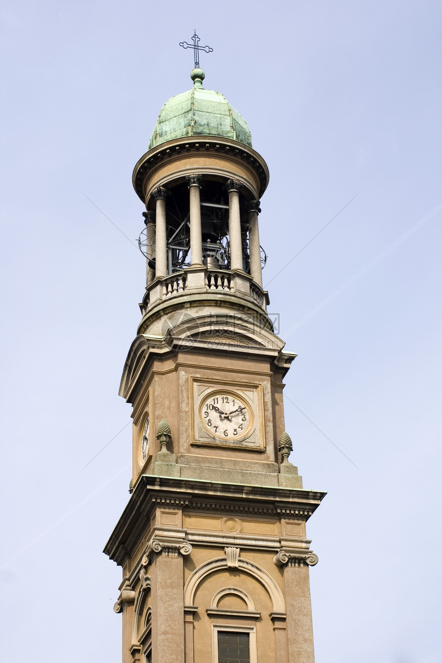米兰圣路易吉教堂贝尔修道院灯塔装饰品巅峰教会首脑建筑学尖塔宗教纪念碑顶峰图片