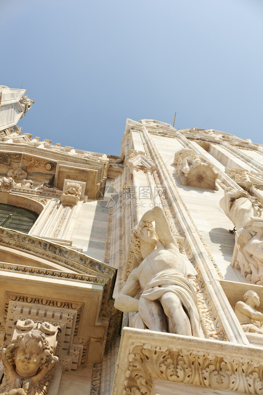 米兰大教堂财富宗教记忆庆典雕塑雕像雕刻旅游信仰解剖学图片